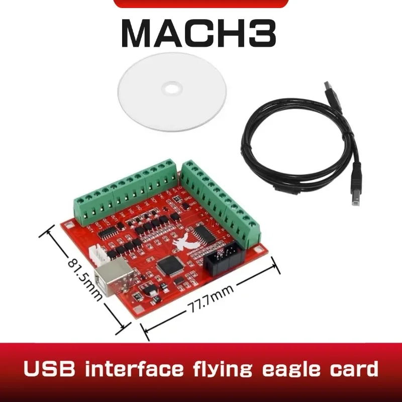 Mach3 Usb Cnc Controller 4 Axis 100Khz - 1 buah Papan Penghubung MACH3 CNC