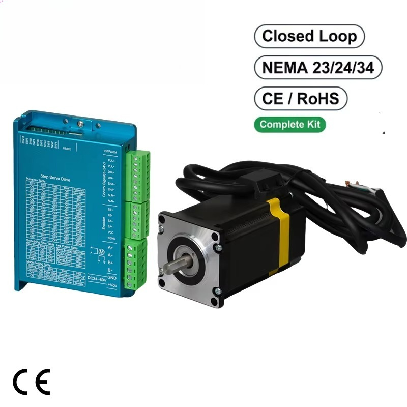 Nema 23 Closed Loop Stepper Motor Driver Kit - Kit Penggerak Motor Stepper Sistem Kontrol
