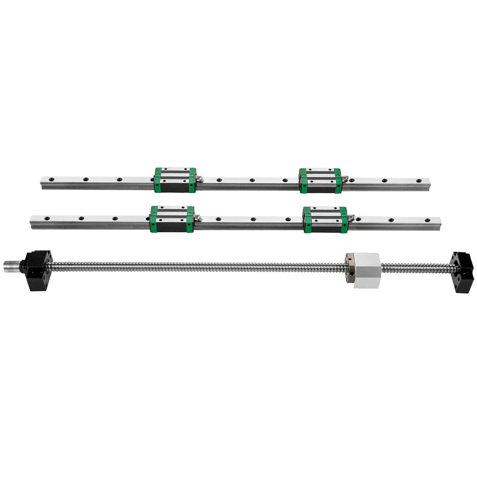 Hgr20 Linear Guide Rail Ballscrew Set - Rel Panduan Linear, 2 buah Rel